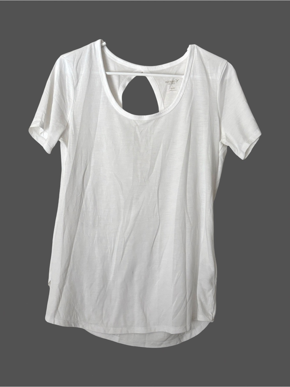 Old Navy Activewear top in white color